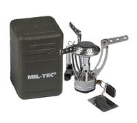 Mil-Tec Spider, cuisinière à gaz petite Argent Argent