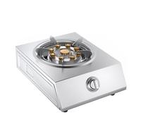 Cuisinière À Gaz Portable 1 Brûleur - 7,5 KW Gaziniere Gaz De Table En Acier Inoxydable, Avec Protection Anti-extinction, Pour Cuisine De Caravane(NG)