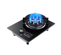 Cuisinière À Gaz Portable 5,2 KW, Brûleur Wok 9 Cavités, Kit Source De Gaz NG/GPL, Avec Minuterie Et Protection Anti-extinction, For Utilisation Sur(LPG)