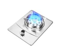 Cuisinière À Gaz Portable, Cuisinière À Gaz À Un Brûleur De 7,2 KW, Poêle À Frire À 9 Cavités, Grille Ronde Antidérapante,Avec Protection Anti-extinction(LPG)