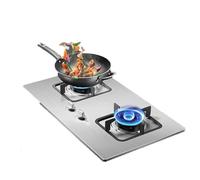 Cuisinière À Gaz Portative 2 Brûleurs - Cuisinière À Gaz De L'acier Inoxydable 4.2KW, Cuisinières À Gaz De Table Et Encastrées, Cuisinière À Gaz Naturel Domestique Cuisinière À Gaz Liquéfié(LPG)