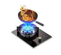 Cuisinière À Gaz Portative À Brûleur Unique, Minuterie À Feu Élevé À 9 Cavités 5,2 KW 5,2 KW, Cuisinière À Gaz De Cuisine/camping, Avec Protection Contre Les Flammes(LPG)