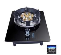 Cuisinière À Gaz Portative - Brûleur De Poêle En Verre Trempé 7KW, Cuisinière À Gaz Domestique De Taille De Flamme Réglable, Brûleur De Cuisinière Au GPL/gaz Naturel Facile À Nettoyer(NG)