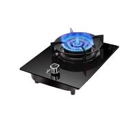 Cuisinière À Gaz Portative, GPL Domestique/comptoir Naturel, Anneau De Feu 5,2 KW, Avec Fonte Verre Trempé Et Protection Contre Les Pannes Flamme, For Cuisine Camping(NG)