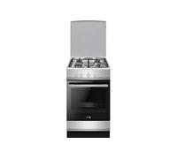 Cuisiniere a gazFACG202S 4 foyers 74 L 50 60 cm Silver