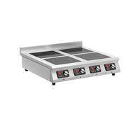 Cuisinière à induction - 4 x 20 cm - 10 niveaux - Minuterie - 80 x 80 x 26 cm - Royal Catering RCIK-3500IC4.3