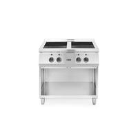 Cuisinière à induction avec 4 foyers 400V/17000W 800x700x(H)870 mm