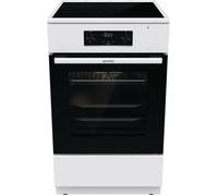 Cuisinière à induction blanche - GORENJE - Four électrique - 4 zones à induction - Zones extensibles - Gril électrique