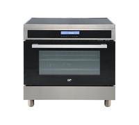 Cuisinière à induction - CONTINENTAL EDISON - CECPI9060IXD - 5 foyers - 90 cm - Silver