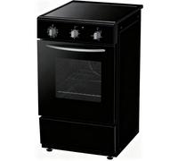 Cuisinière à induction Continental Edison CECI3F50B 3 zones Four 51 L chaleur brassée 8500 W Noir