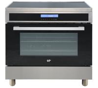 Cuisinière à induction - CONTINENTAL EDISON - CECPI9060IXD - 5 foyers - 90 cm - Silver