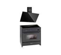 Cuisinière à induction - - E 913 BL - 90 cm - 121L - 5 zones Flex