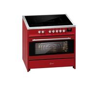Cuisinière à induction - - E 913 R - 90 cm - 5 zones d'induction - Four XXL 121 L