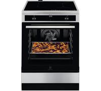 Cuisinière à induction électrique gris argent - ELECTROLUX - 4 zones de cuisson - Four électrique - Gril électrique