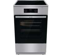 Cuisinière à induction en acier inoxydable - Gorenje - Four électrique - 4 zones à induction - Capacité du four 70 l