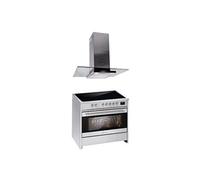Cuisinière à induction GCH E 913 90 cm, Range Coocker 121L+hotte aspirante 90 cm