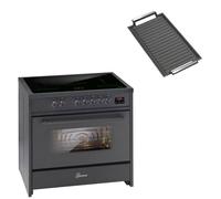Cuisinière à induction - GURARI - E 913 BL - 90 cm - 121L - 5 zones à induction avec booster