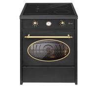 Cuisinière à induction - GURARI - GCH E 612 BL - 60 cm - Retro - Noir