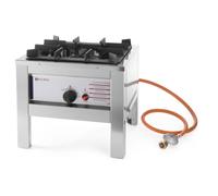 Cuisinière à tabouret ProfiLine Convient pour le gaz propane Kit de conversion pour le gaz naturel inclus avec thermocouple et allumage piézoélectrique Couronne de brûleur en fonte émaillée Livrée ave
