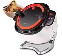 Cuisinière automatique à repasser 2000W, 6L Robot culinaire commercial avec 360 pot chauffant rotatif.Machine multifonction pour la cuisine domestique.Poêle à non-adhésif en acier inoxydable et cérami