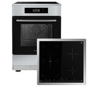 Cuisinière autonome 60 cm avec four encastrable et plaque à induction flex, chaleur tournante, tactile SH6313IND