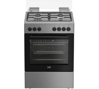 Cuisinière - BEKO - FBE62120XD - Gaz - 4 Brûleurs - Four Électrique 66L