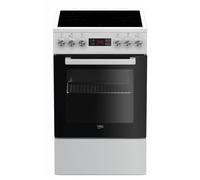 Cuisinière BEKO FSM 57300 GW - Plaque Céramique - Four électrique - Capacité 55L