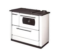 Cuisinière Bois avec Four Chauffage seul Dana Sannover 9 kW Blanc