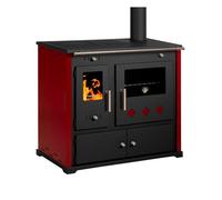 Cuisinière bois Practik Eco 9,5 kW | Four, fonte | EEK A+