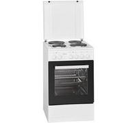 Bomann Cuisinière électrique EH 561 – 4 plaques, four 48 L – blanc