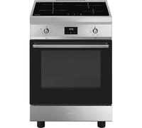 CUISINIÈRE C6IMXT2 SINFONIA 4 INDUCTIONS INOX/ VERRE NOIR
