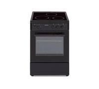 Cuisiniere CV5050B8 vitrocéramique 50 50 Four convection naturelle 48 L Noir
