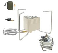 Cuisinière de camp portable, four à dos portable, brûleur de cuisson, four de camping, chauffage de cuisson résistant au vent, équipement extérieur puissant pour l'escalade et le pique-nique