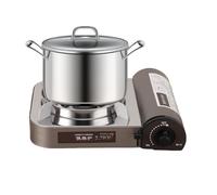 Cuisinière de Camping Compact | De Cuisson Compacte Puissante, Ensemble De Cuisson Coupe-Vent Multifonction Pour Camping, Jardin, Pique-Nique Et Activités De Plein Air