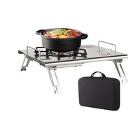 Cuisinière de Camping, Cuisinière de Camping Portable Brûleur Pliable, Cuisine Randonnée Équipement de Plein Air Pique-Nique Arrêter Voyage Grillé Randonnée