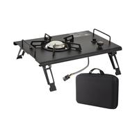 Cuisinière de Camping - Cuisinière de Camping Portable Brûleur Pliable - Cuisine Randonnée Équipement Outdoor Pique-Nique Arrêter Voyage Grillé Trekking
