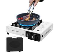 Cuisinière de camping pour randonnée, cuisine de camp portable avec brûleur | 2900 W réglable, accessoire pour plage, jardin, survie, randonnée et fête en plein air