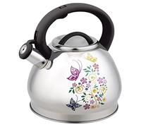 Cuisinière de cuisinière supérieure chaudière sifflante chaudière à thé en acier inoxydable 3L bouilloire sifflante théière eau chaude chauffage chaudière changement de couleur chaudière sifflet