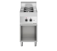 Cuisinière électrique 2 plaques rondes (5,2 kW) sur pieds PREMIUM - GOLDINOX