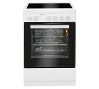 Cuisinière électrique 4 plaques vitrocéramiques et four 43L Blanc Bomann EHC7939-Blanc