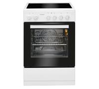 Cuisinière électrique 4 plaques vitrocéramiques et four 43L Blanc Bomann EHC7939-Blanc