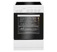 Cuisinière électrique 4 plaques vitrocéramiques et four 43L Blanc Bomann EHC7939-Blanc