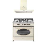 Cuisinière électrique à gaz - Gurari - 90 cm - 8 fonctions - 5 brûleurs - Four XXL 121 L + Hotte GCH F 461 BG 9