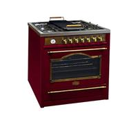 Cuisinière électrique à gaz - - HGE 93555 RotEm - 90 cm - 5 foyers à gaz - Autonettoyage catalytique