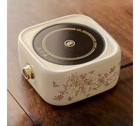 CuisinièRe éLectrique en CéRamique, 7 Vitesses, Bouton De Type Bouton, Panneau Microcristallin, Convient pour La PréParation du Thé Au Coin du Feu Et Le Camping,Square