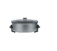 Orbegozo Poêle électrique PZ 4211 – 42 cm, 1500 W, 6 L, couvercle verre, poignée et valve sécurité