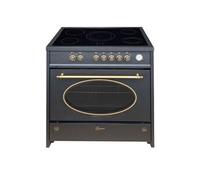 Cuisinière électrique - - GCH E 912 BL r - 90 cm - Crème - Four XXL 121 L