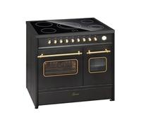 Cuisinière électrique - - GCH E 912 DF BL r - Vitrocéramique 90 cm - Double four - Noir