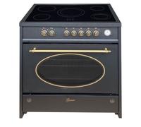 Cuisinière électrique - GURARI - GCH E 912 BL r - 90 cm - Crème - Four XXL 121 L