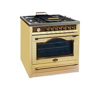 Cuisinière électrique - - HGE 93555 - 90cm - Four multifonction 115L - Gaz 4,5 Kw WOK